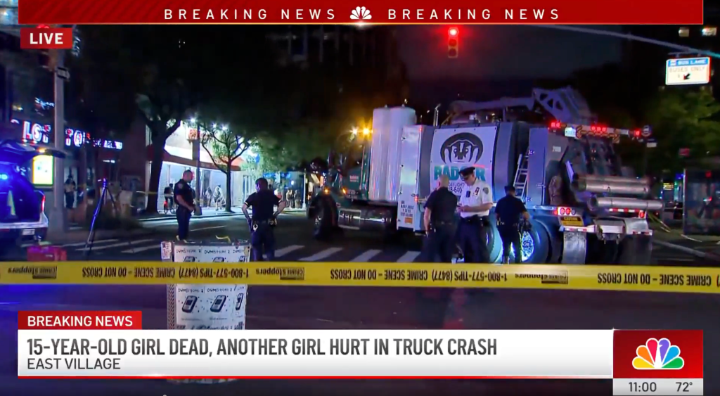 BREAKING: Teen Killed By Truck Driver in East Village